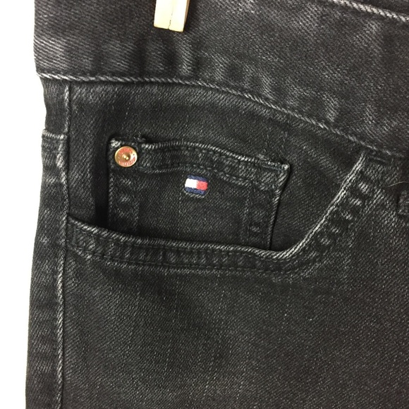 Tommy Hilfiger Spirit Skinny Super Black Jean Sz 6 - Picture 7 of 10